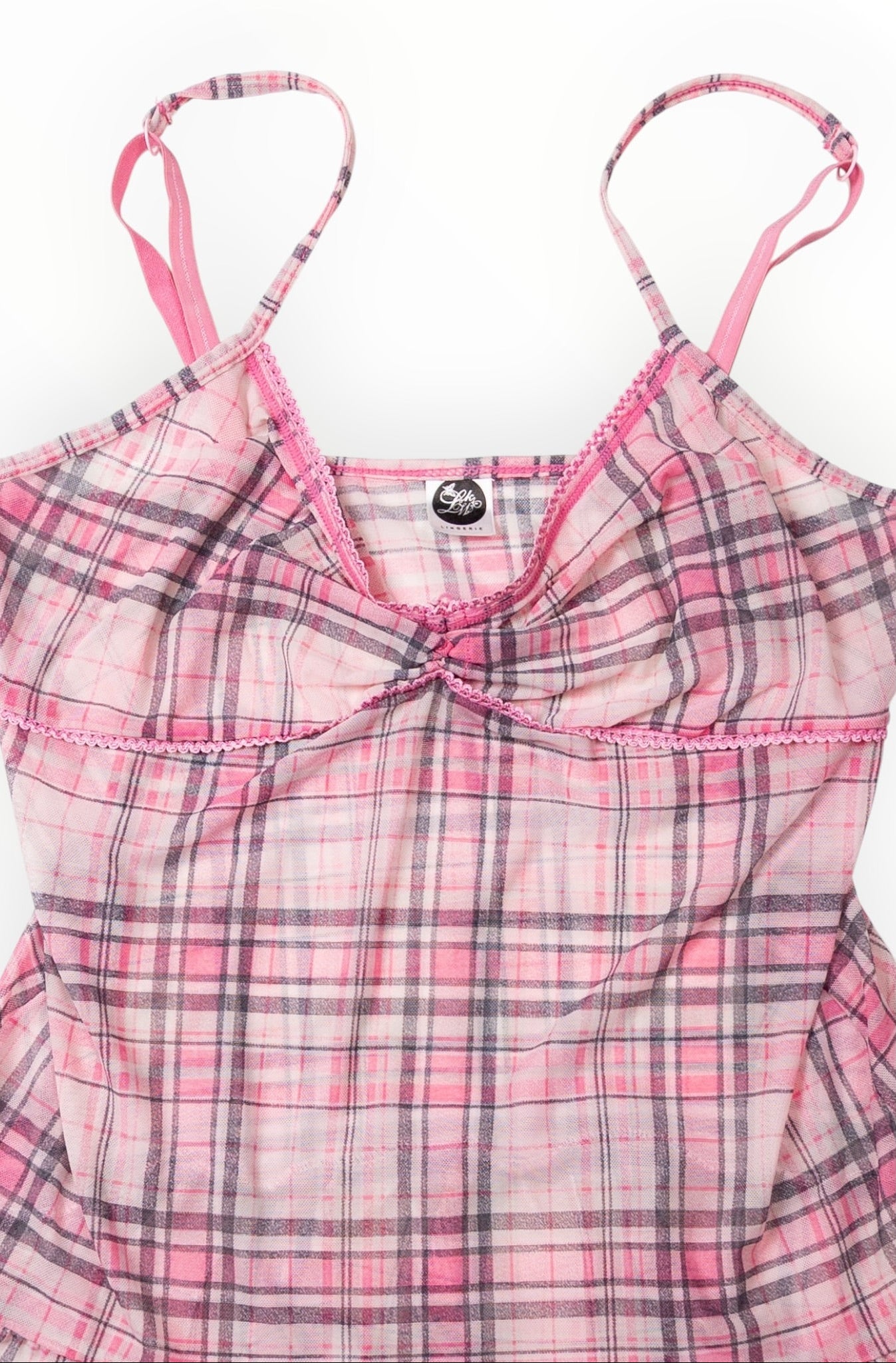 Checkered Pink Cami