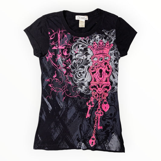 Graphic Top 'Twisted'