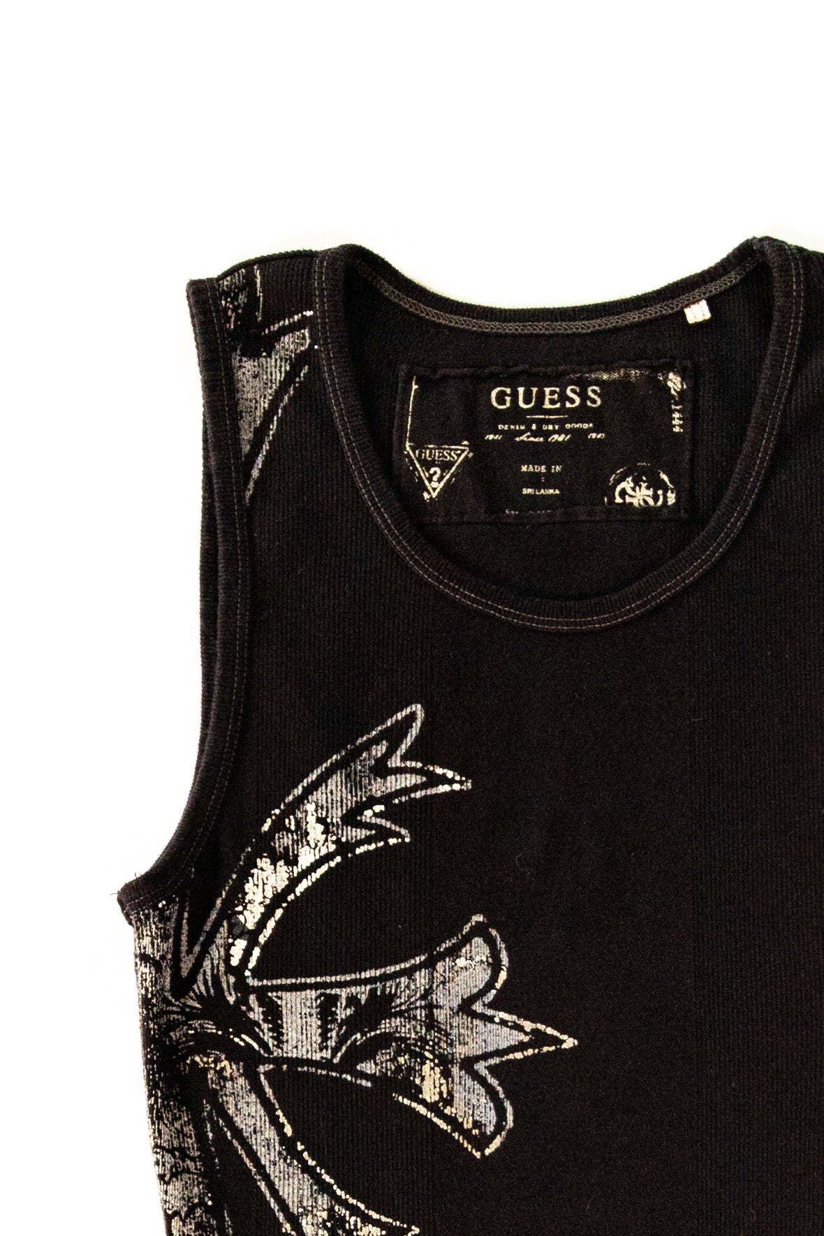 Guess Tank Top Black