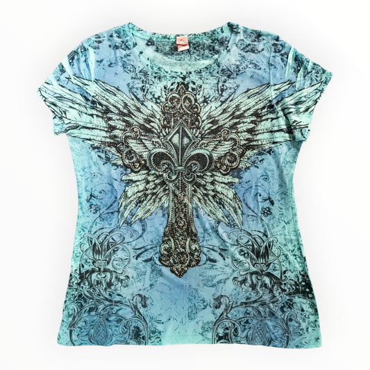 Diamond Tee Blue Cross
