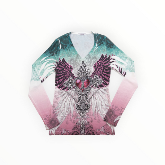 Wing Hearth Diamond Tee