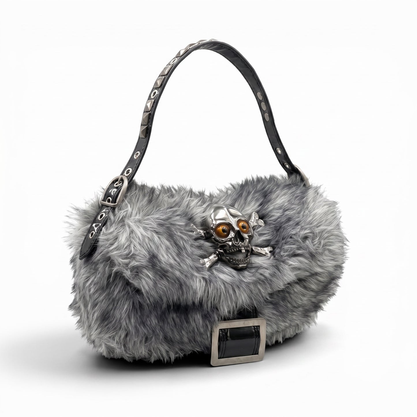 The Fluffy Skull Reworked Bag