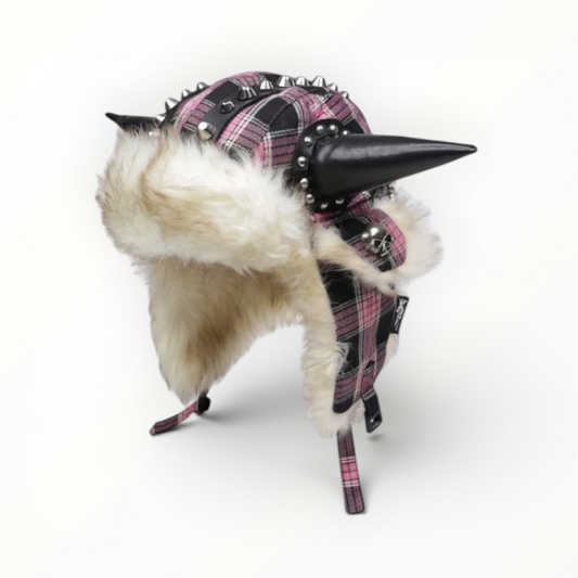 Reworked Fur Hat Pink