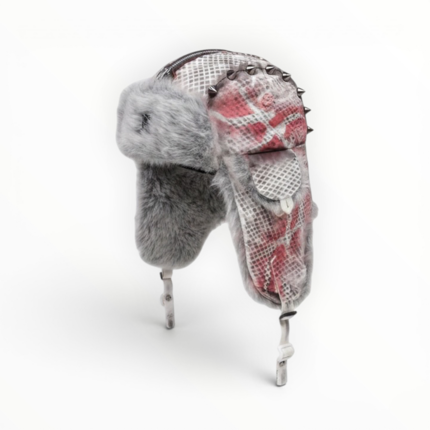 Reworked Fur Hat Grey
