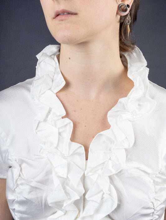 The White Ruffled Cami