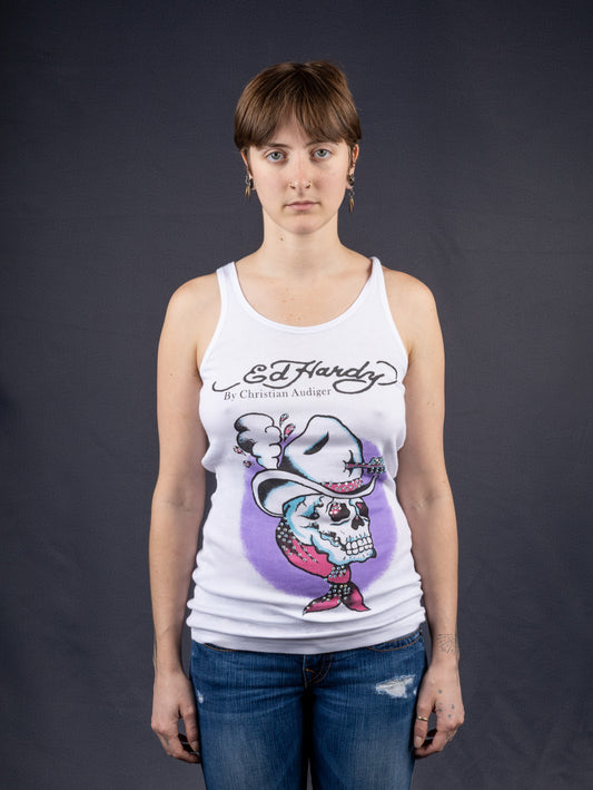 Ed Hardy Who Killed the Cowboy? Tank Top