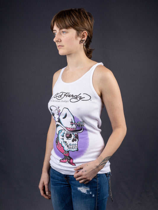 Ed Hardy Who Killed the Cowboy? Tank Top