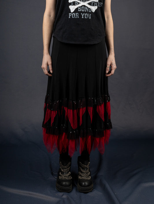 Layered Strokes B&R Skirt