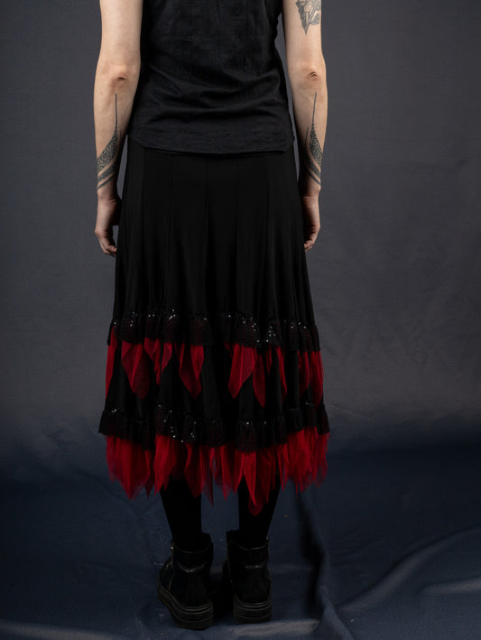 Layered Strokes B&R Skirt