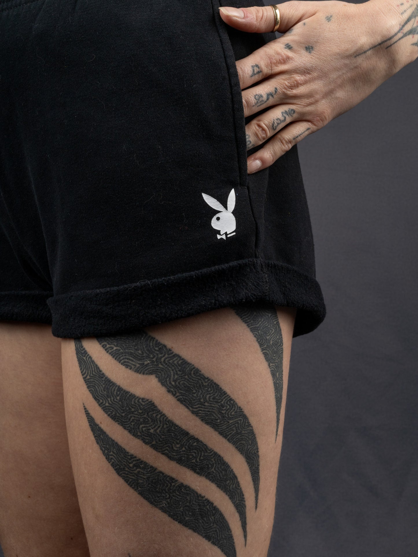 Playboy Black Shorts