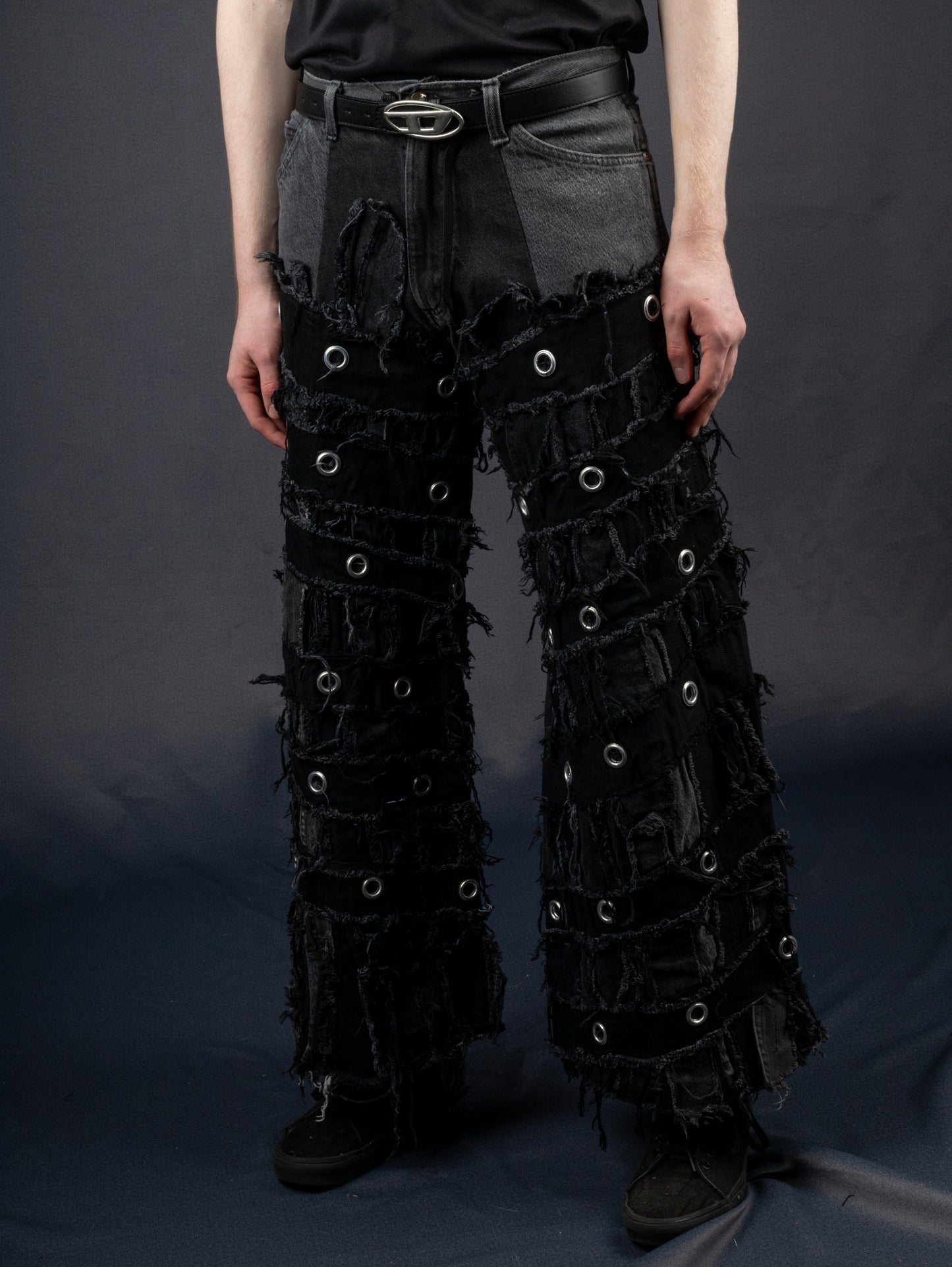 Grommets Baggy Pants