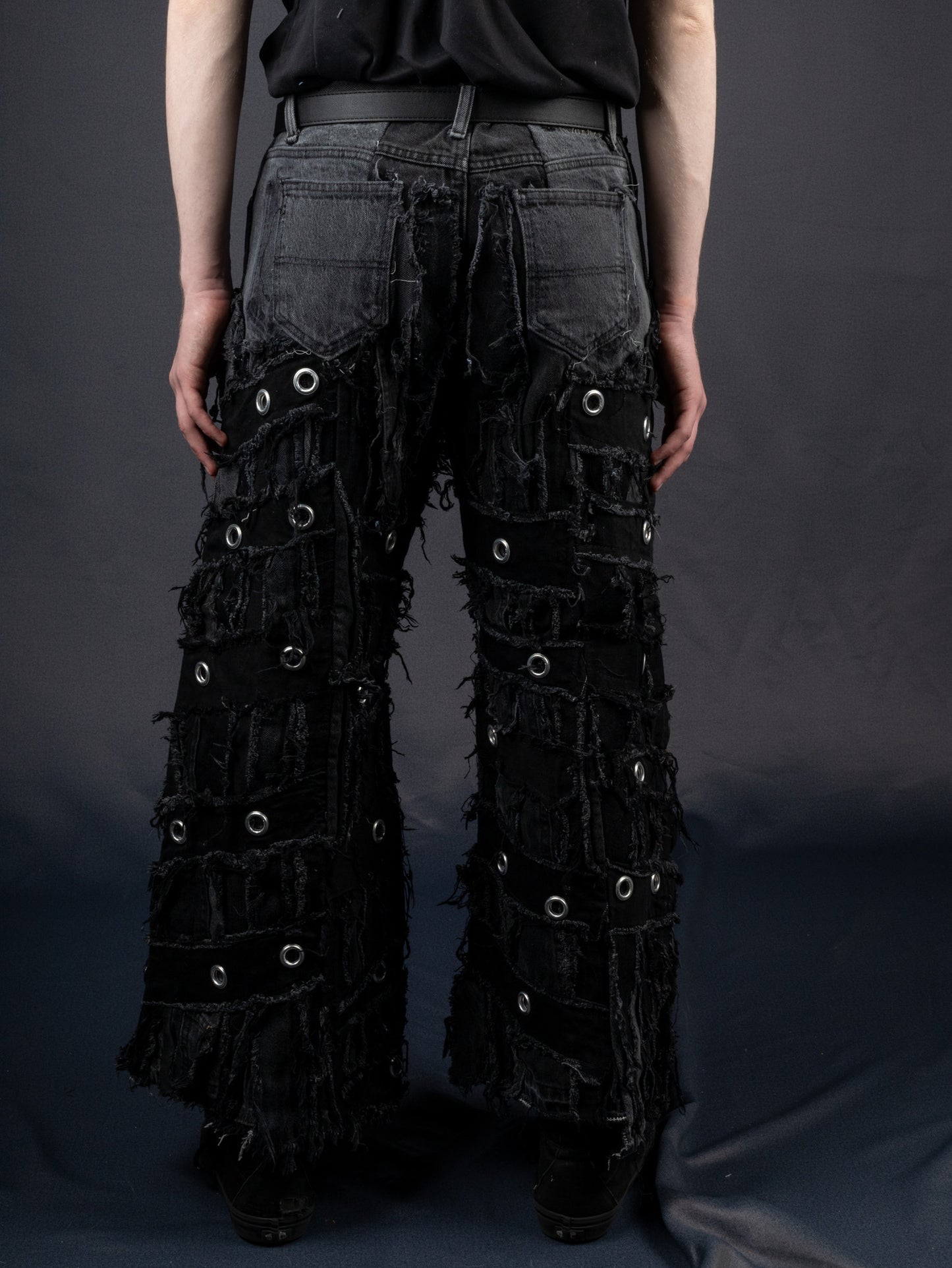 Grommets Baggy Pants