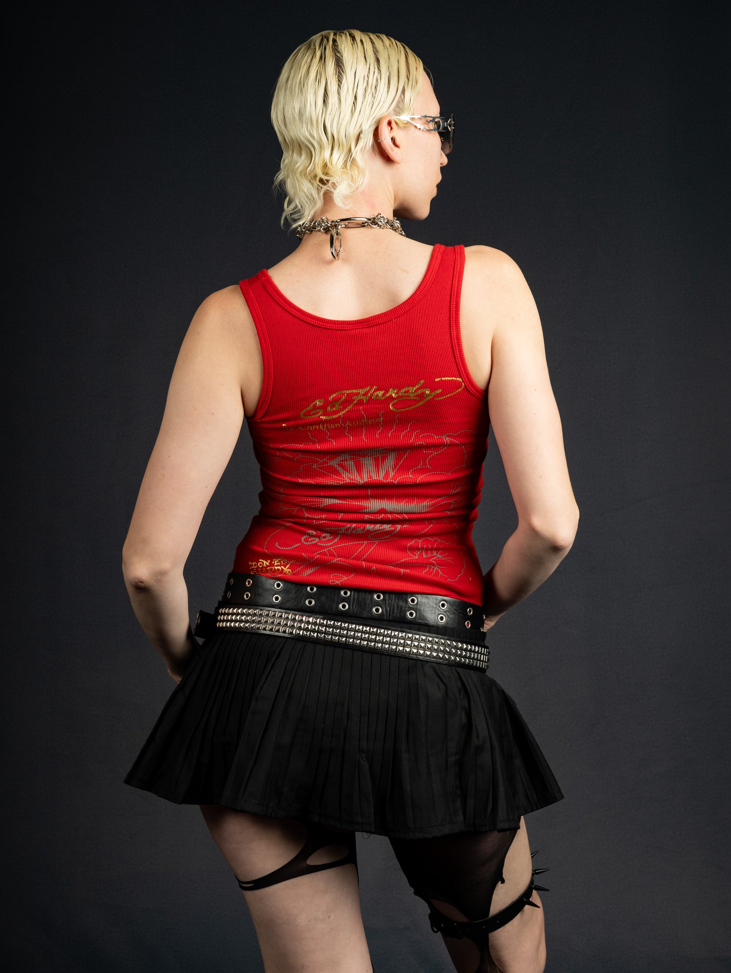 Ed Hardy Diamond Flower Top
