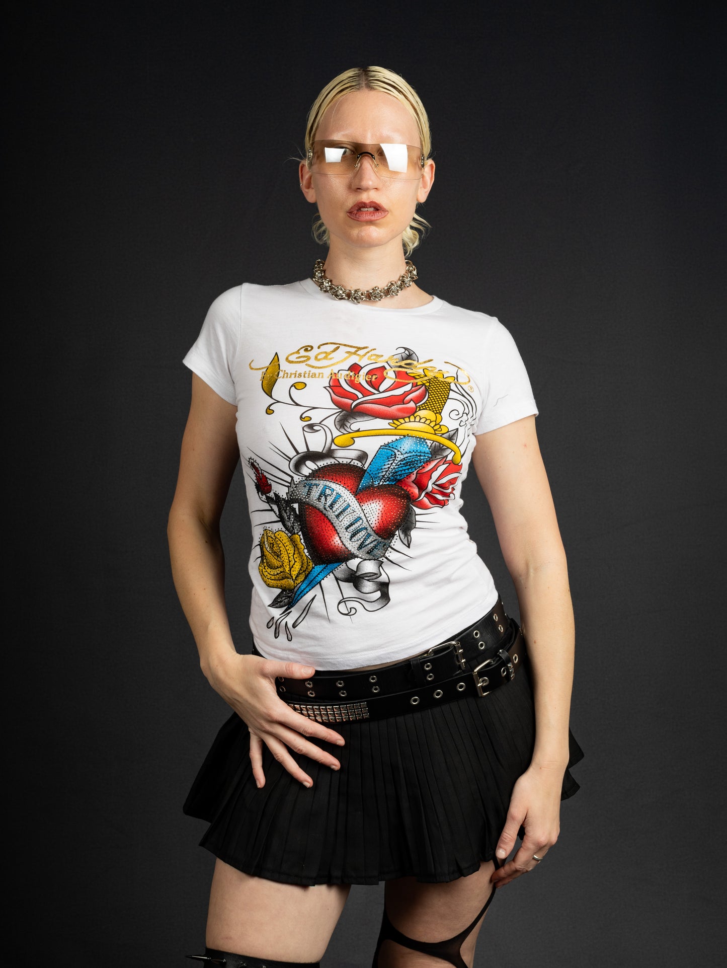 Ed Hardy Broken Hearth top