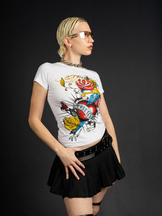 Ed Hardy Broken Hearth top